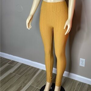 Textured Honeycomb Leggings